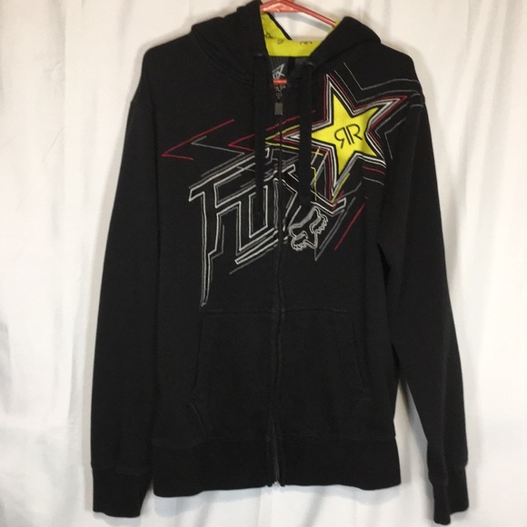 Fox Other - Fox Racing Rockstar Energy Men’s Zip Up Jacket